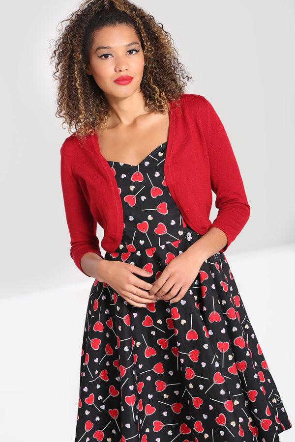 Hell Bunny Maggie Bolero Black