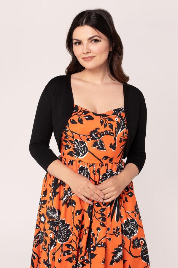 hell bunny Maggie Bolero Black