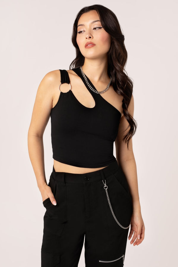 hell bunny Mallory Top Black