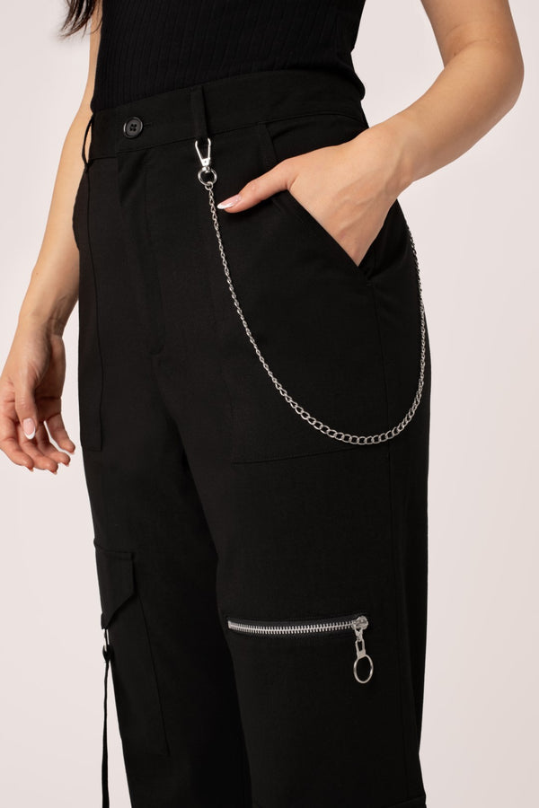 Hell Bunny Mallory Trousers Black
