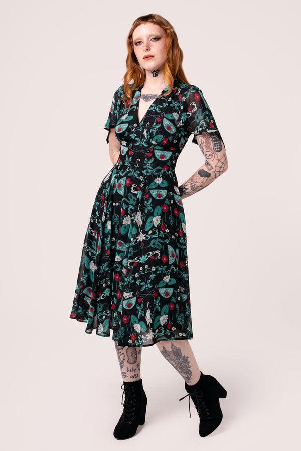 hell bunny Medea Dress Black