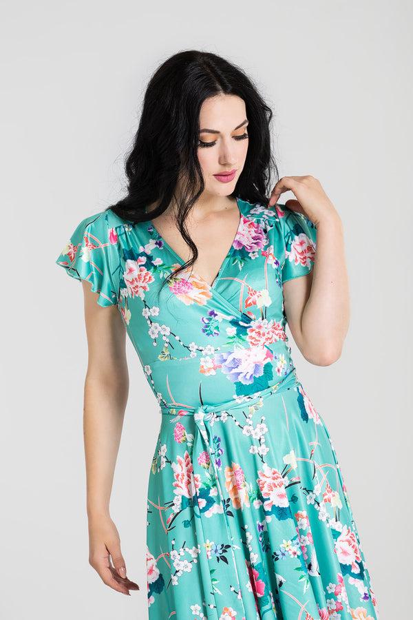 Hell Bunny Midori Dress Mint