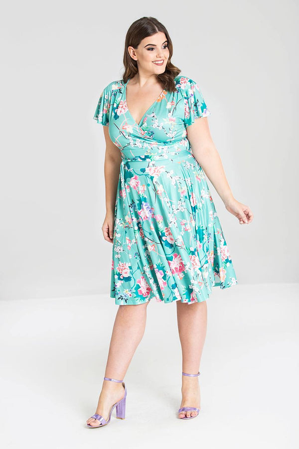 Hell Bunny Midori Dress Mint