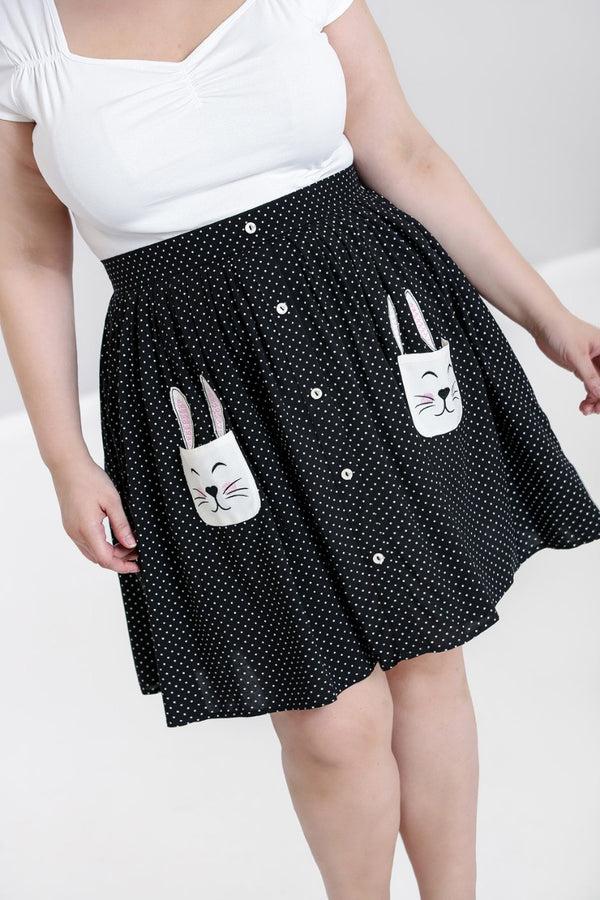 Hell Bunny Miffy Mini Skirt Black