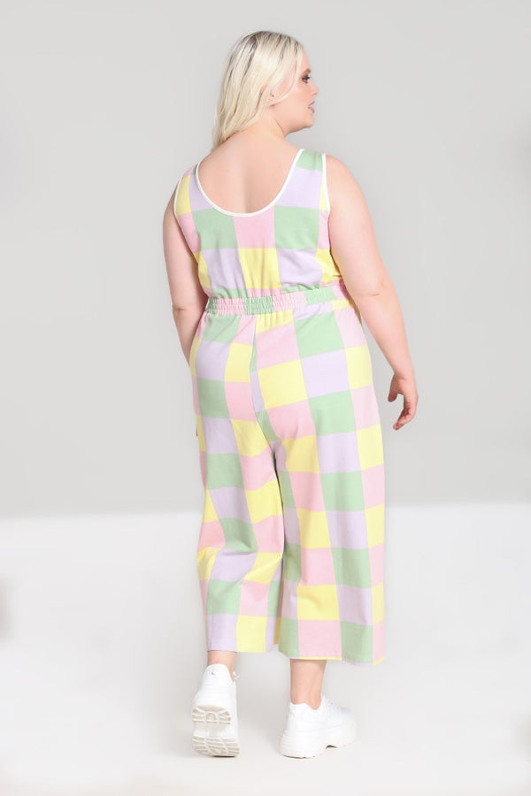 Hell Bunny Mila Jumpsuit Multi Colour