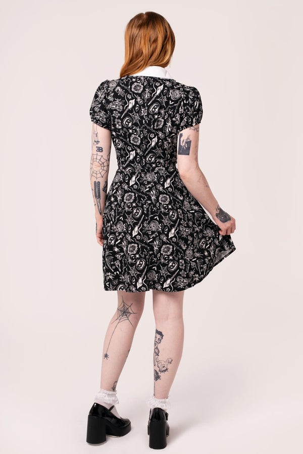 Hell Bunny Mischief Mini Dress Black