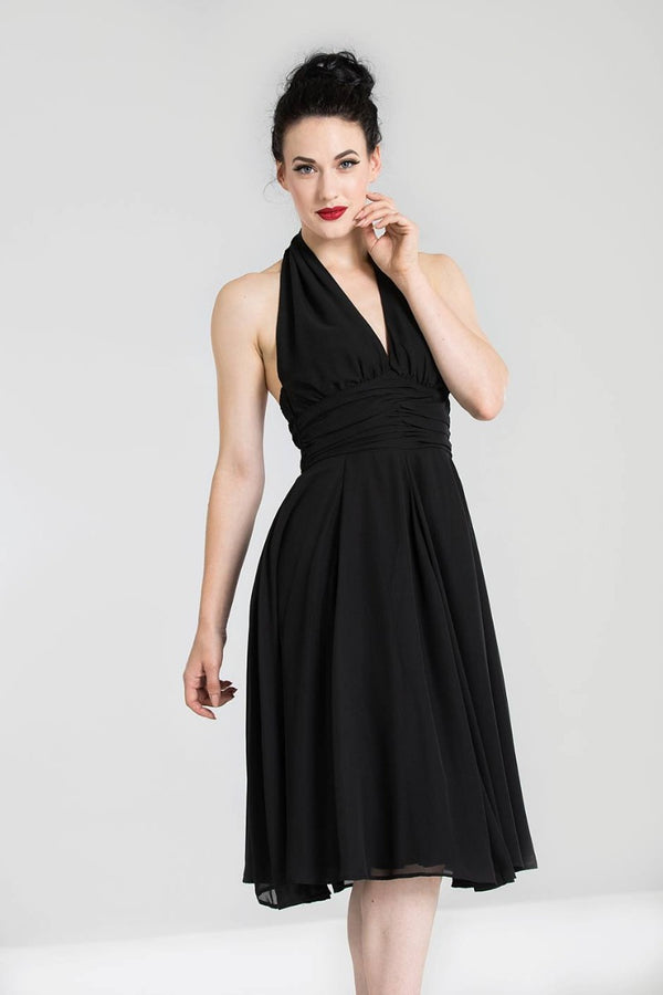 Hell Bunny Monroe Dress Black