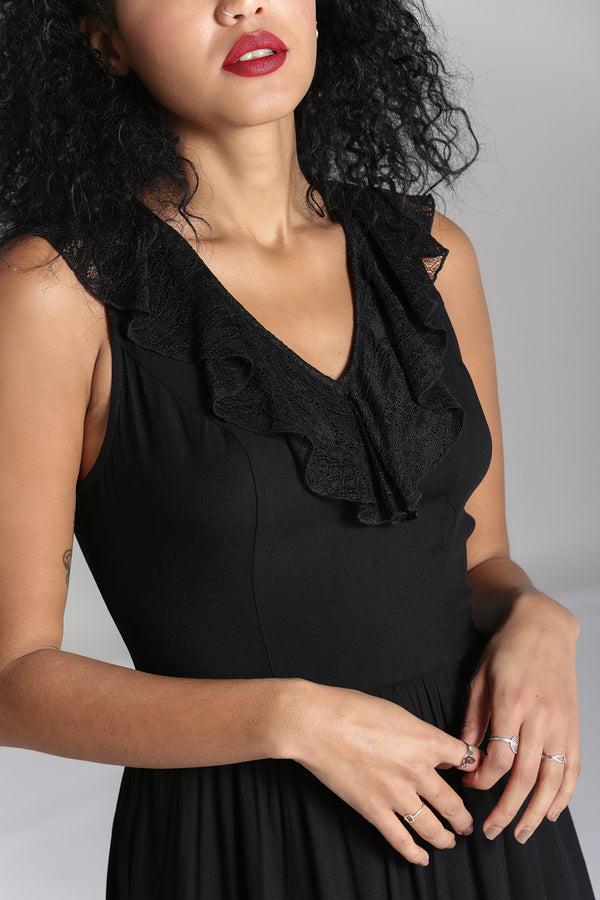 Hell Bunny Mortem Maxi Dress Black