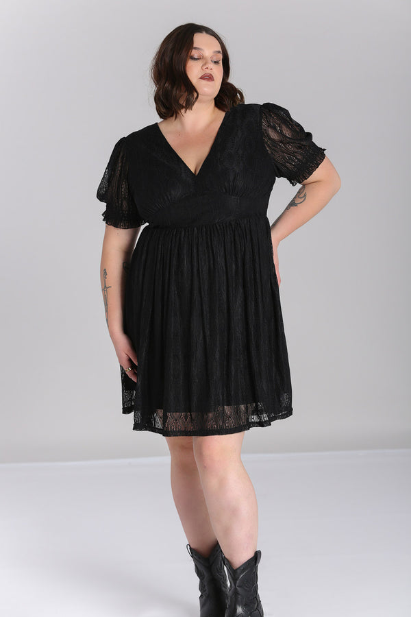 Hell Bunny Mortem Mini Dress Black