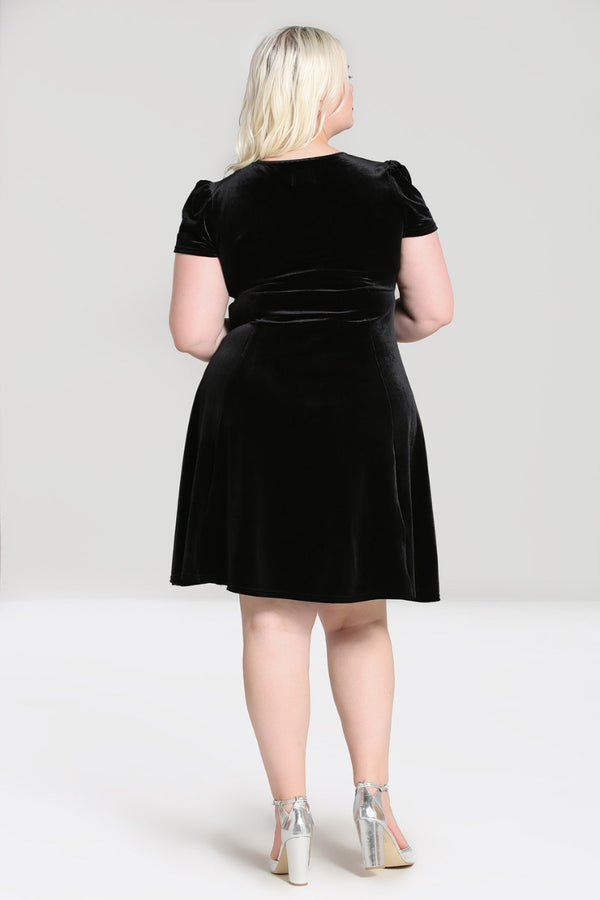 Hell Bunny Morticia Dress Black