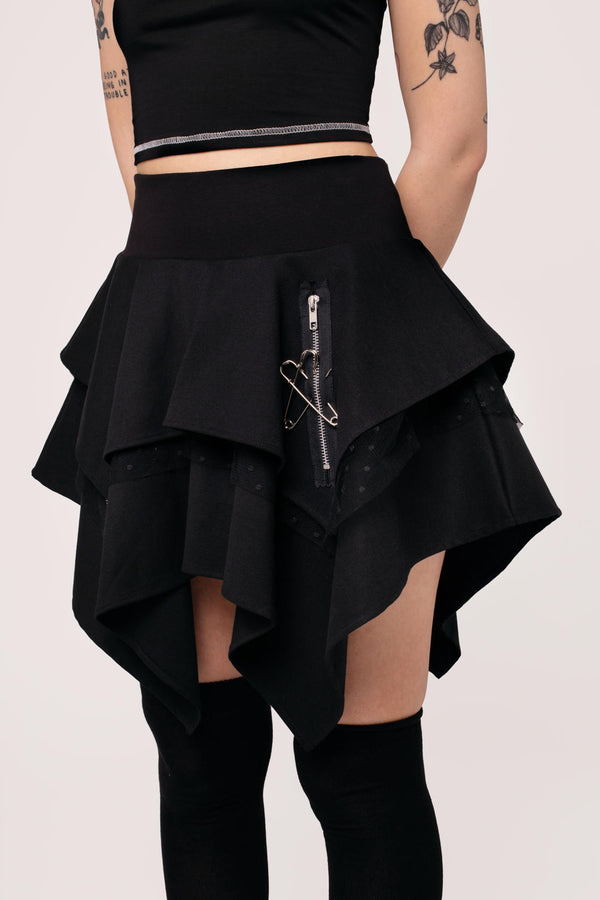 Hell Bunny Nadia Skirt Black