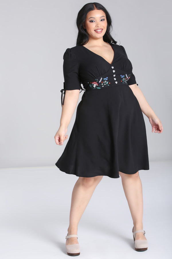 Hell Bunny Natura Dress Black
