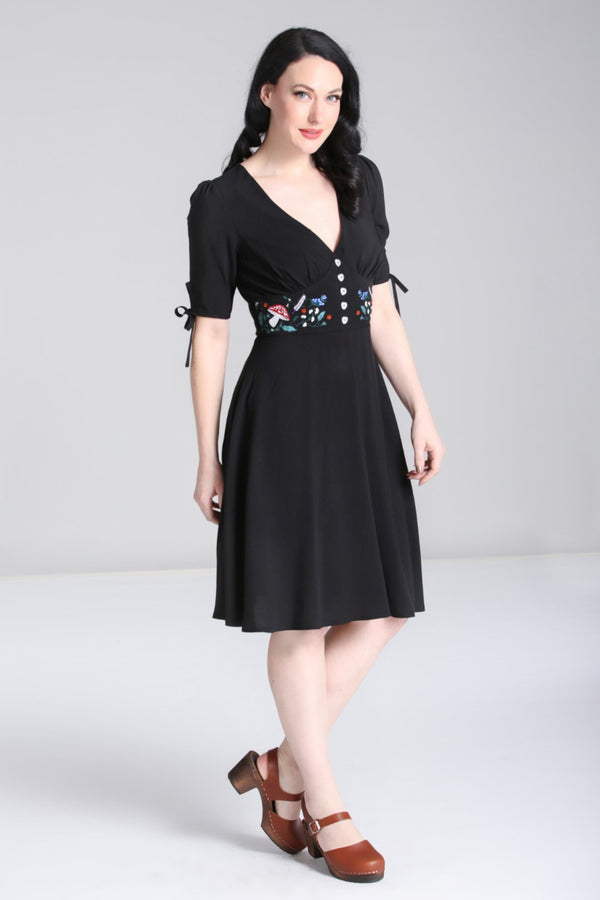 Hell Bunny Natura Dress Black