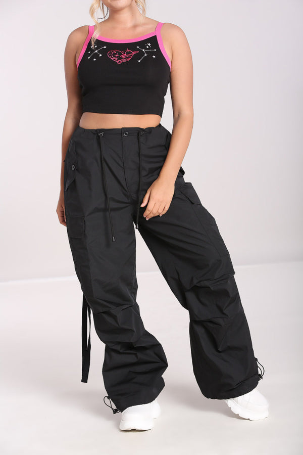 hell bunny Nickel Trousers Black