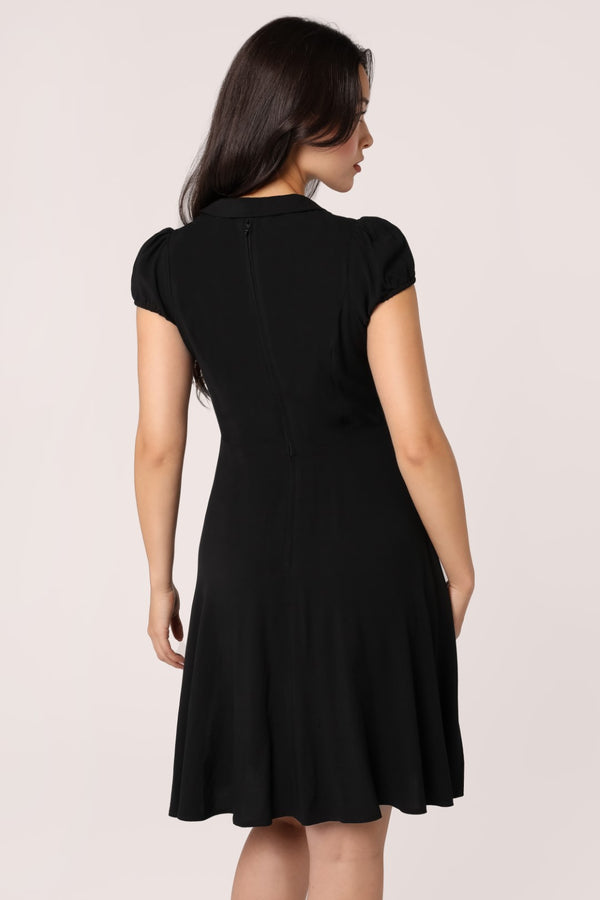 Hell Bunny Not Into You Knee Dress Black