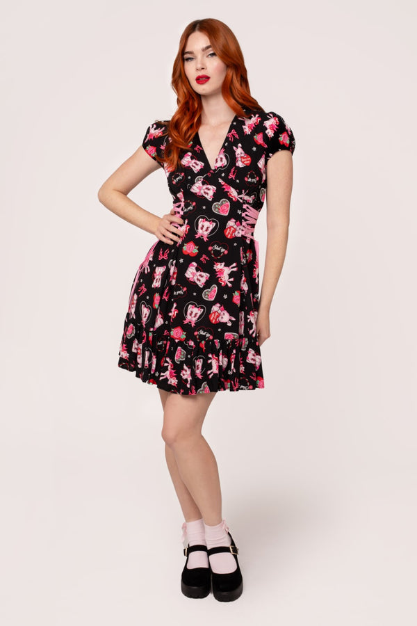 Hell Bunny Not Into You Mini Dress Black