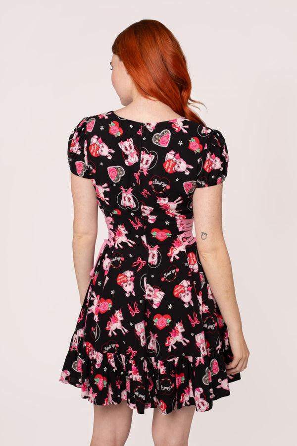 Hell Bunny Not Into You Mini Dress Black