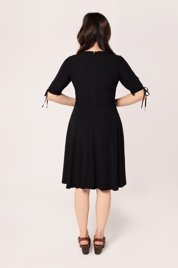 Hell Bunny Olivia Mid Dress Black