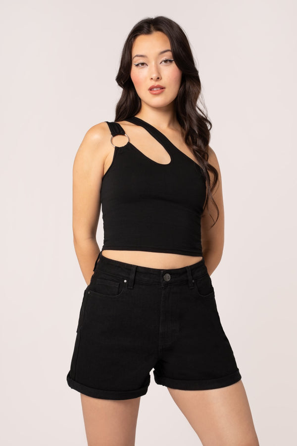 hell bunny Pablo Shorts Black