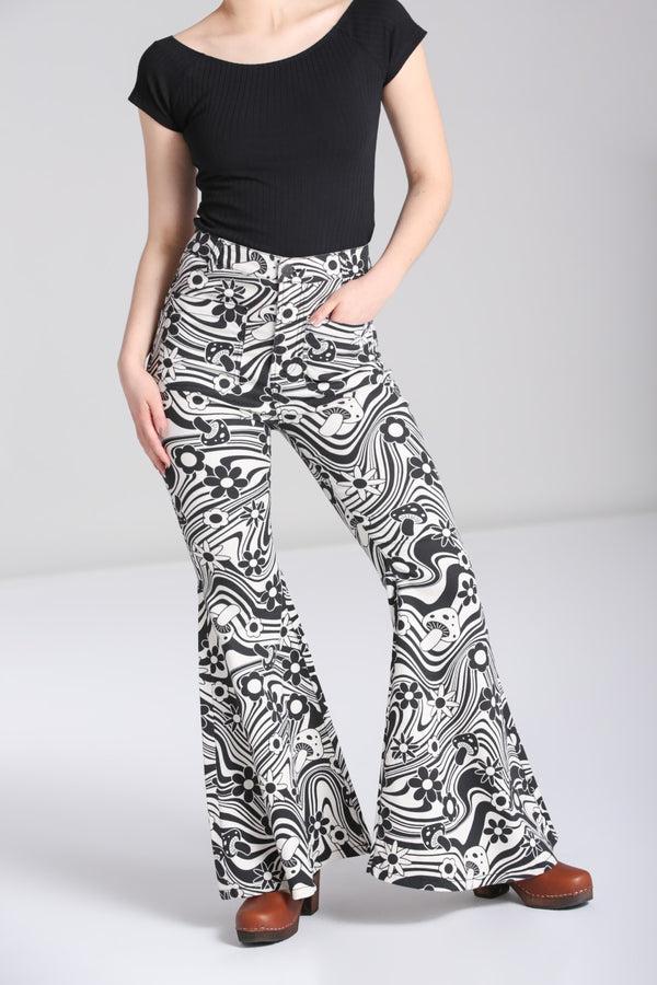 Hell Bunny Penny Jeans Ivory