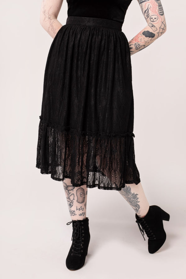 Hell Bunny Rhea Skirt Black