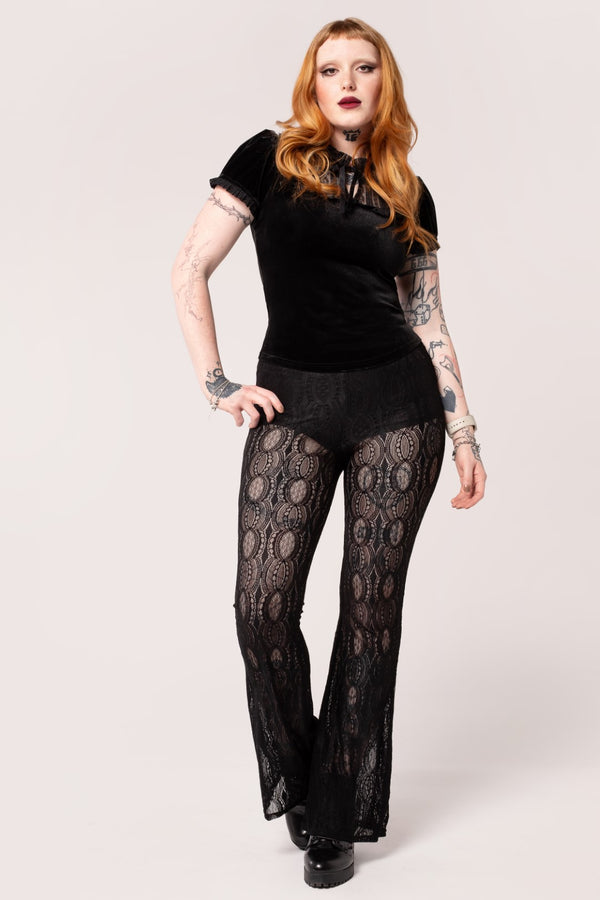 Hell Bunny Rhea Trousers Black