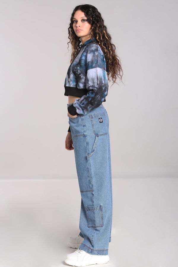 Hell Bunny Rider Jeans Blue