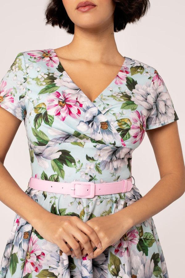 Hell Bunny Rina Dress Blue