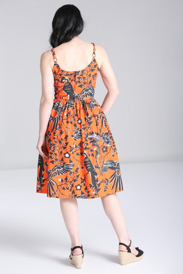 Hell Bunny Rio Dress Orange