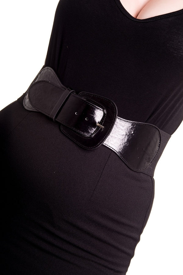 hell bunny Rizzo Belt Black