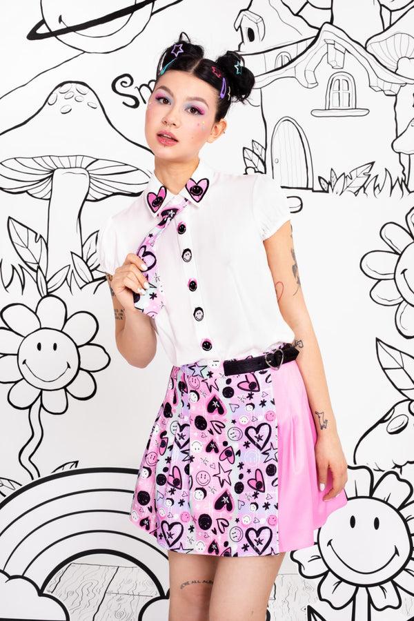 Hell Bunny Robbie Skirt Multi