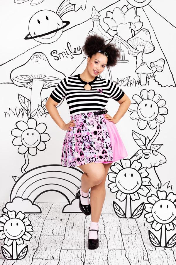 Hell Bunny Robbie Skirt Multi