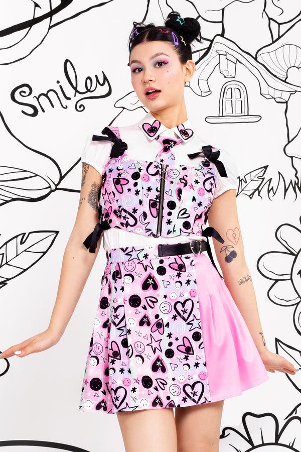 hell bunny Robbie Skirt Multi