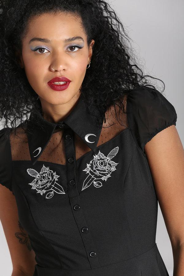 Hell Bunny Roesia Dress Black