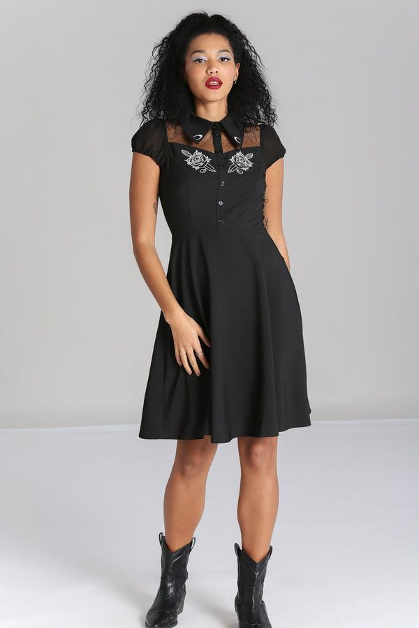 Hell Bunny Roesia Dress Black