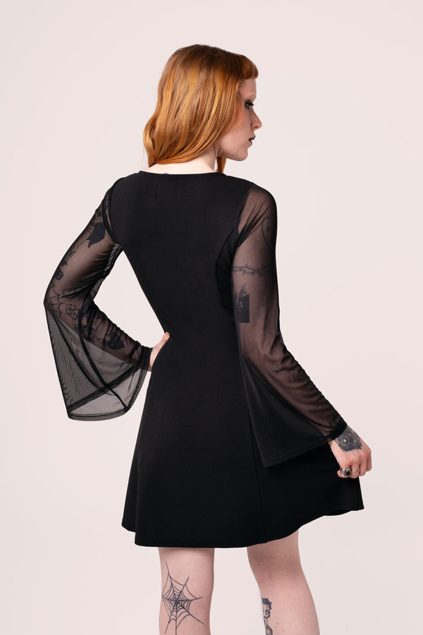 Hell Bunny Russula Dress Black