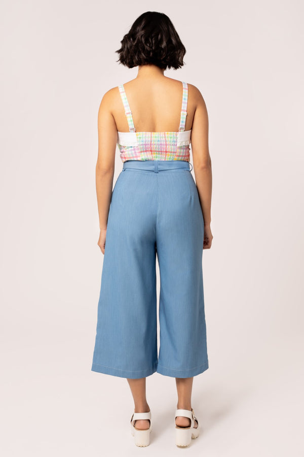 Hell Bunny Rylee Culottes Blue
