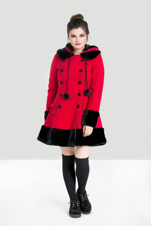 hell bunny Sarah Jane Coat Purple