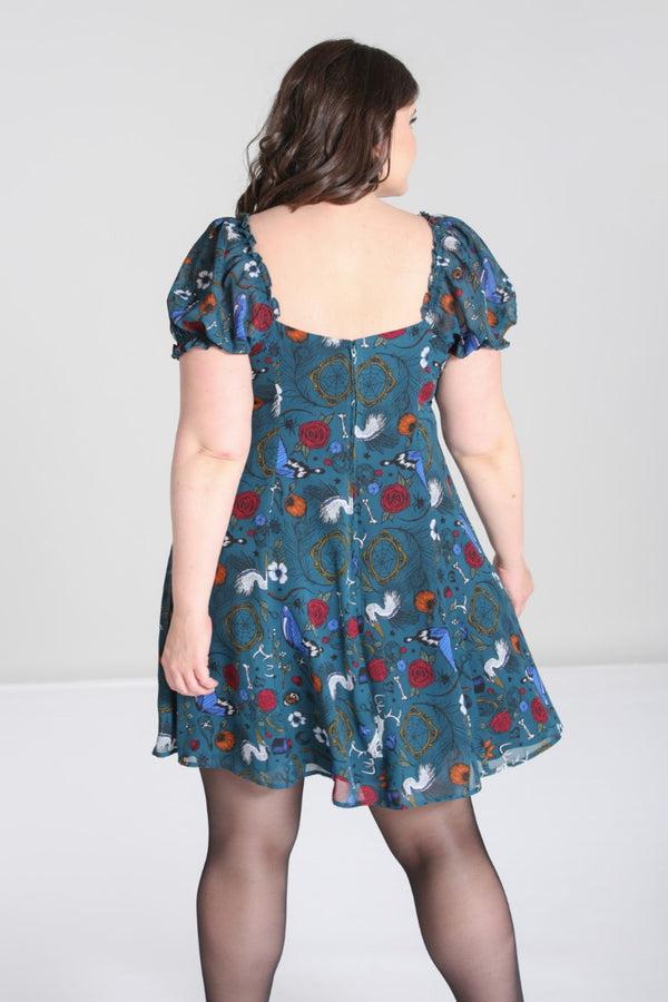 Hell Bunny Sianna Mini Dress Teal