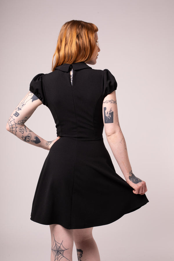 Hell Bunny Skeleton Girl Dress Black