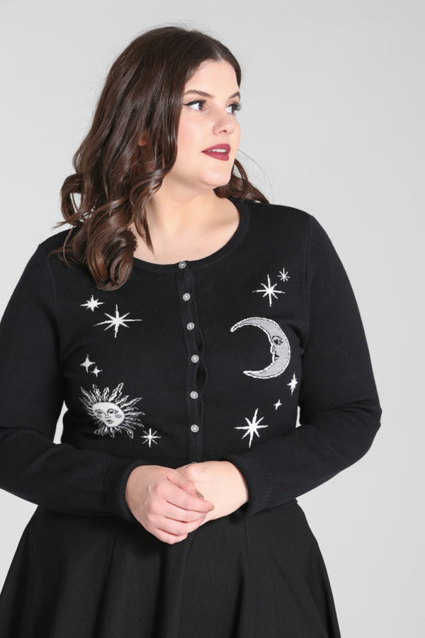 Hell Bunny Solaris Cardigan Black
