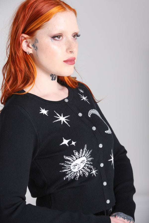 Hell Bunny Solaris Cardigan Black