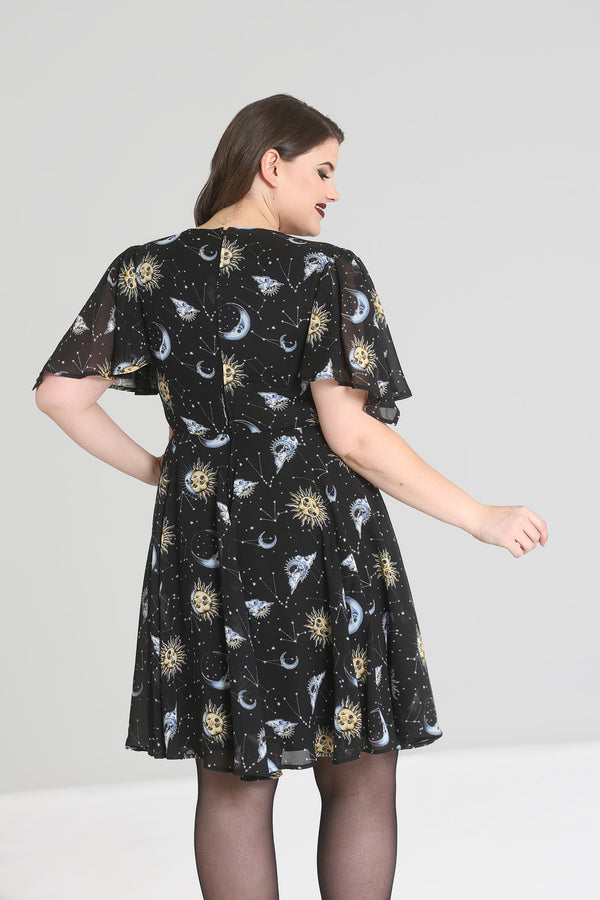 Hell Bunny Solaris Dress Black