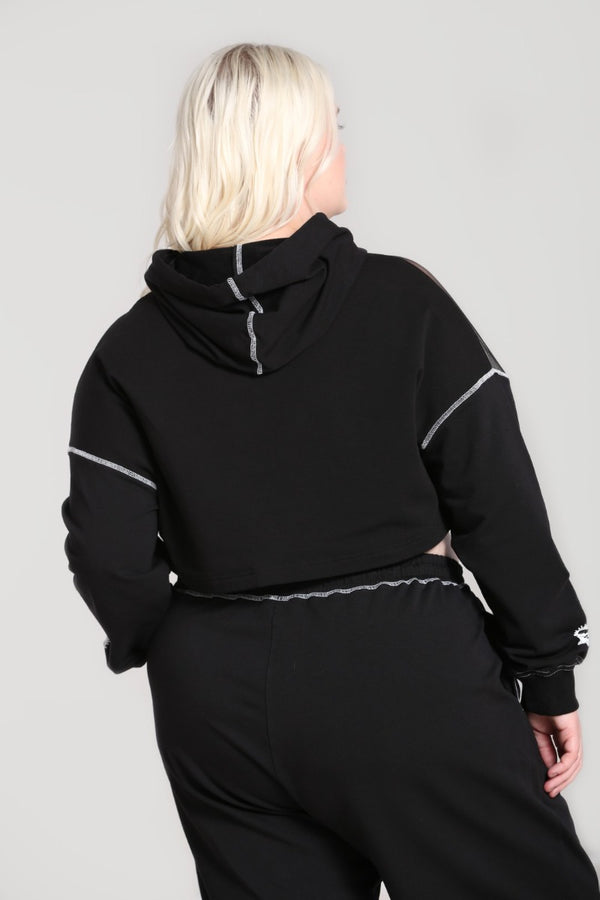 Hell Bunny Solaris Hoodie Black