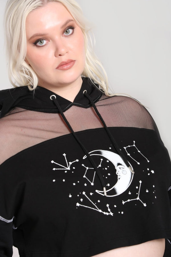 Hell Bunny Solaris Hoodie Black