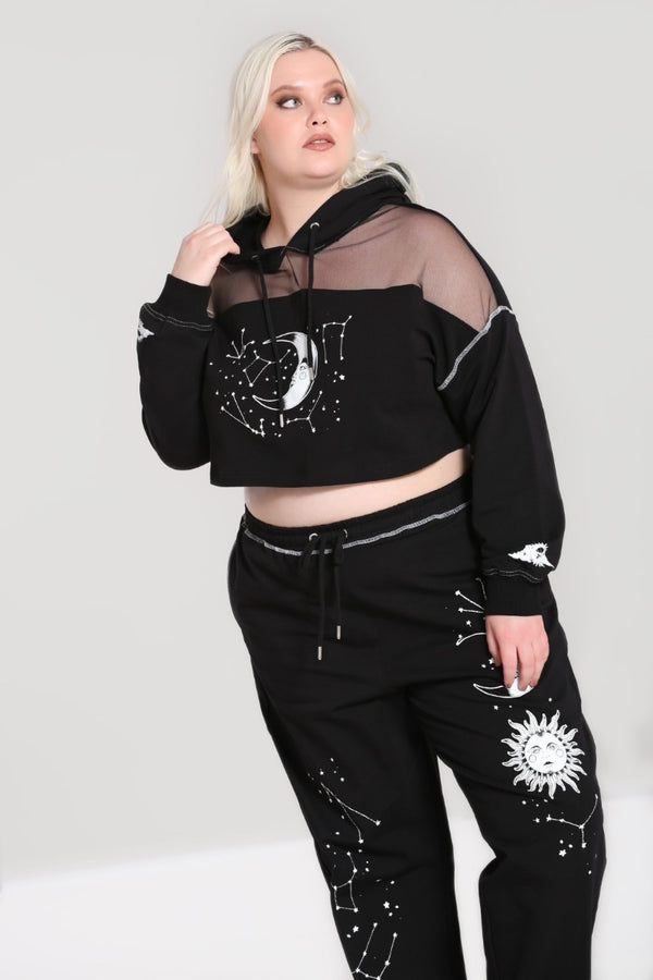 hell bunny Solaris Hoodie Black
