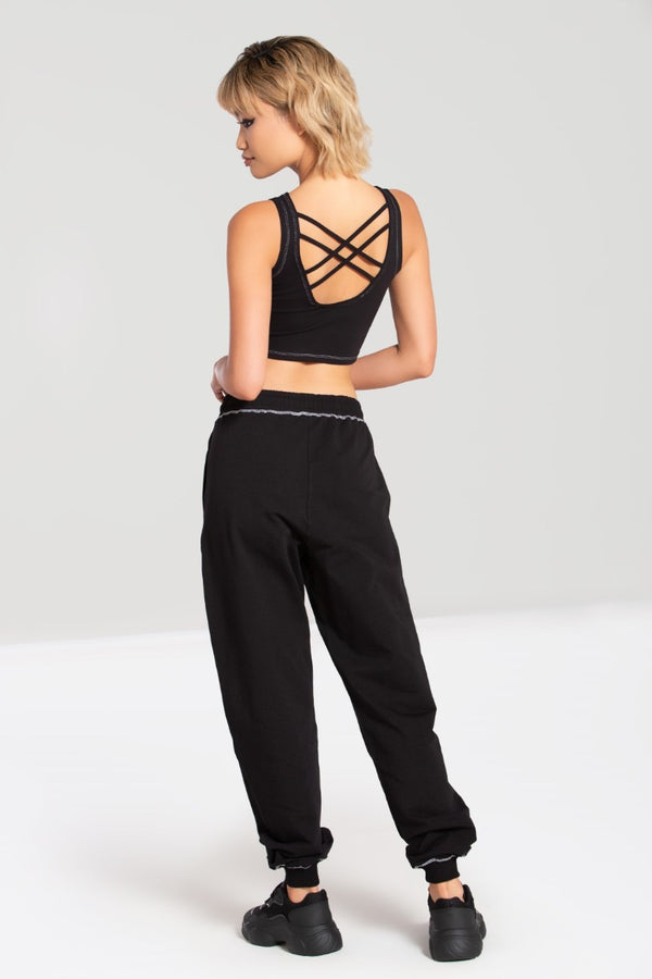 Hell Bunny Solaris Joggers Black