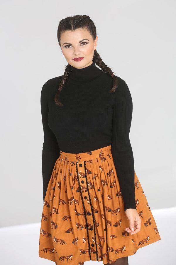 hell bunny Spiros Top Black