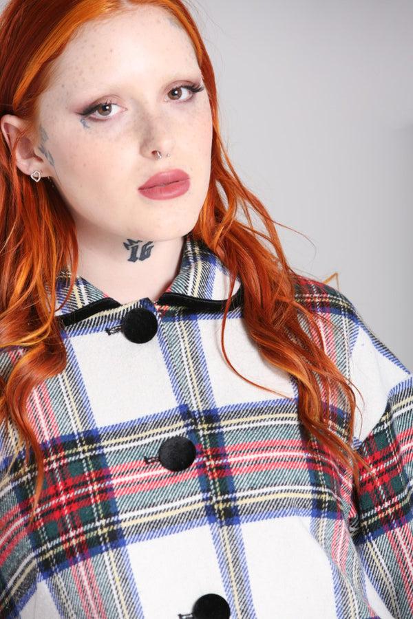 Hell Bunny Stanley Coat Green