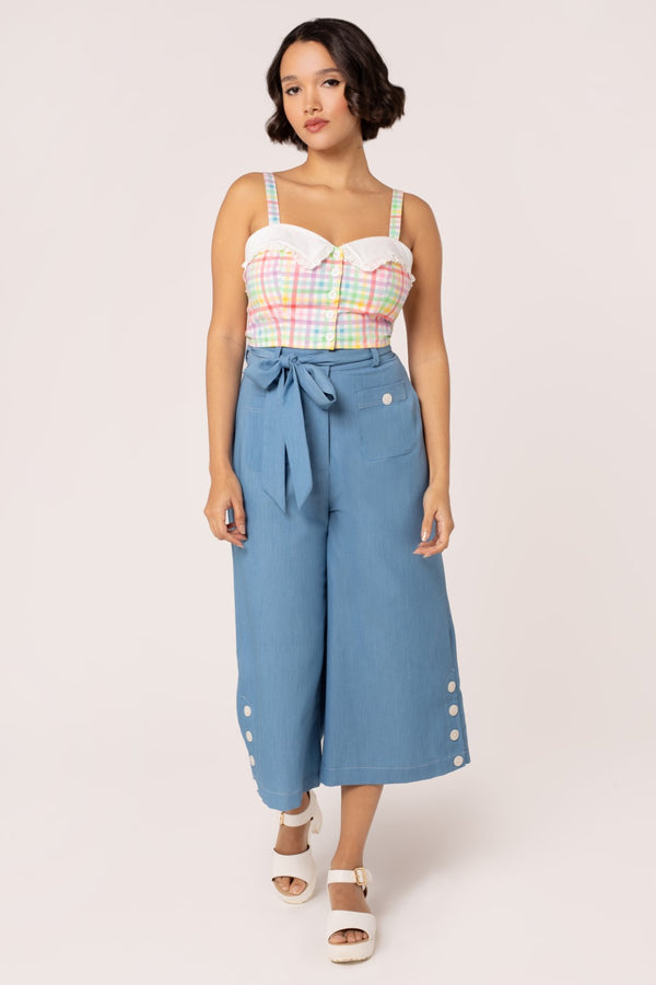 Hell Bunny Suzon Top Multi